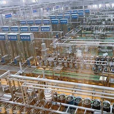 7500 KG ソーヤミルク生産ラインのための自動豆腐機 設定可能なオプション