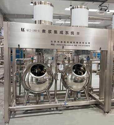 300kgの豆腐生産のための大規模自動豆乳調理機にアップグレード