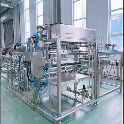 豆腐の生産のための自動豆腐カートカットとコーシングマシン 1500B / h